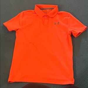Under Armour Bright Orange Boys' Polo Shirt